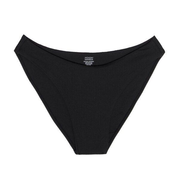 Monday Swimwear Seychelles Bottom - Black (Modest Coverage) Size MBlack / M - Picture 1 of 3